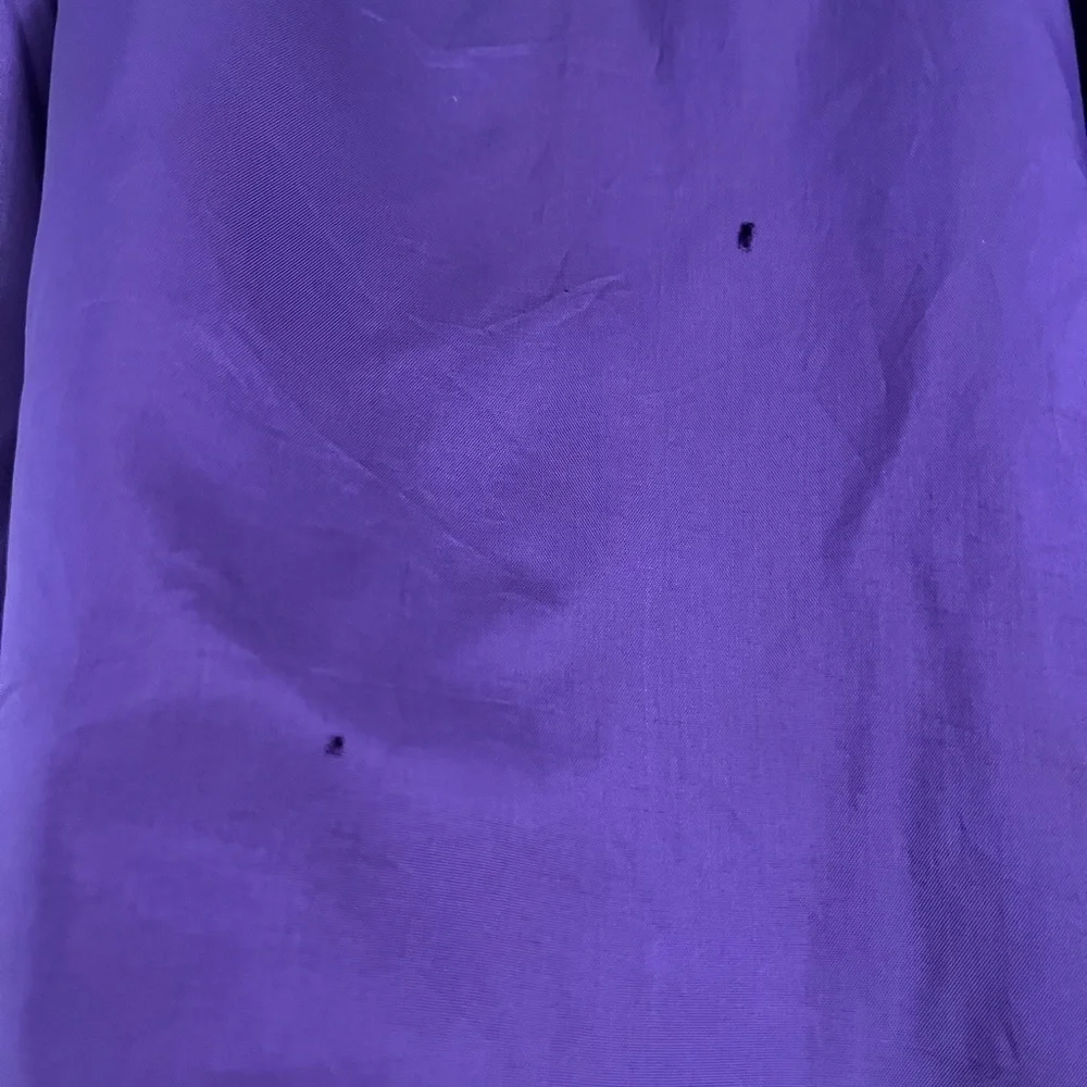 Vibrant Purple Kids Cape with Geometric Accents Size 5